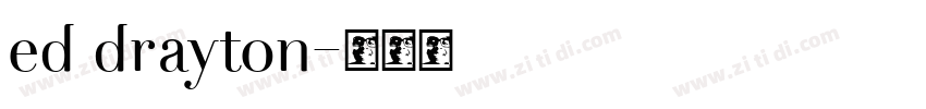 ed drayton字体转换